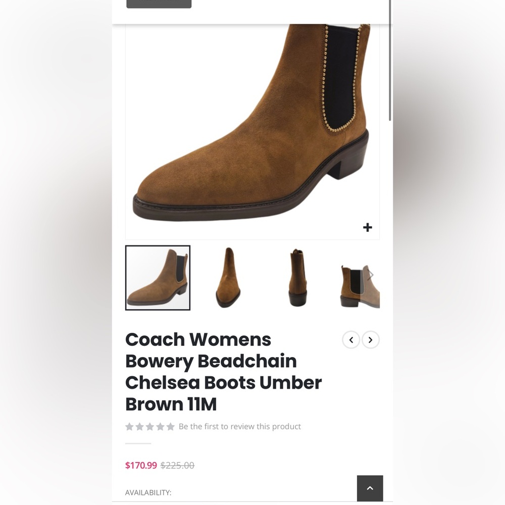 Coach Chelsea Boots
